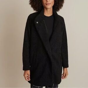 Marine Layer Women's Stephanie Cocoon Coat size XS black
